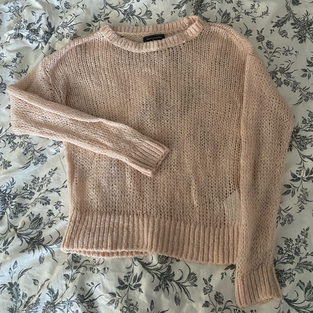 Abercrombie Pink Sweater